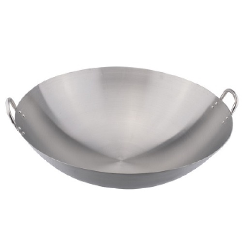 Stainless Steel Cooking Pot Frying High Wok Kitchen Cookware for Commercial Stir Fry Pans and Round Bottom Wok