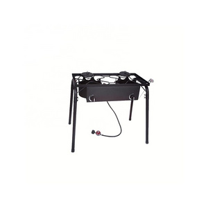 High Pressure Burner Wiht Portable Stand Camping Double Gas Stove Burner With Certificate