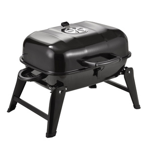 Charcoal BBQ Grill Portable Small Grill Smoker Folding Tabletop Grill For Campfire Patio Backyard