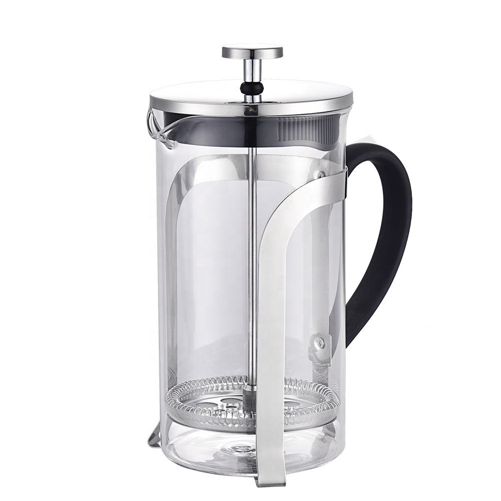 French Press Coffee Maker Heat Resistant Borosilicate Glass Coffee Press with Filter Glass Coffee Maker