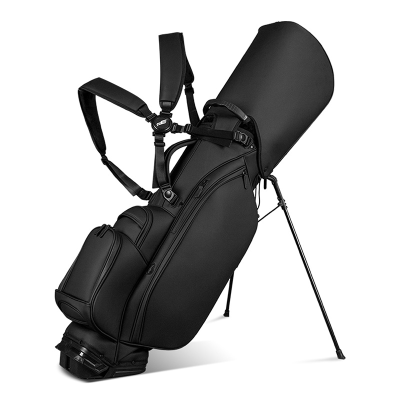 PLAYEAGLE High Quality PU Leather Golf Stand Club Bag Light Weight  Golf Bag with Stand