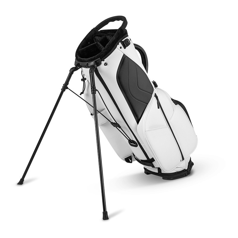 PLAYEAGLE High Quality PU Leather Golf Stand Club Bag Light Weight  Golf Bag with Stand