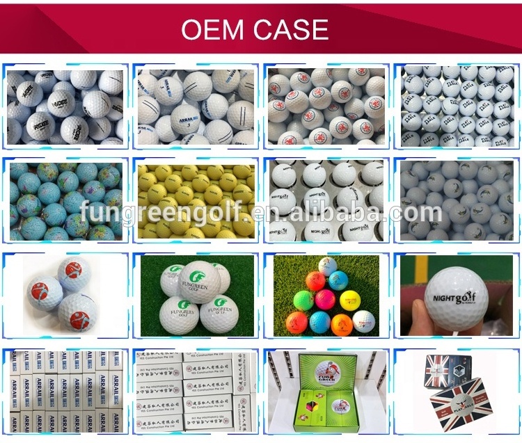 Professional golf ball with custom logo blank golf driving range balls