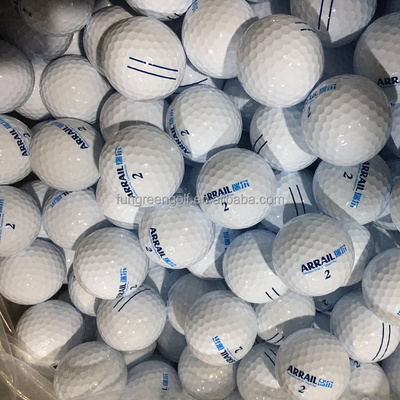 2 pieces golf driving range balls wholesale custom blank golf practice ball professional golf tournament printed ball