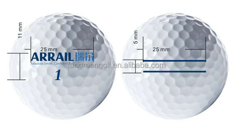 2 pieces golf driving range balls wholesale custom blank golf practice ball professional golf tournament printed ball