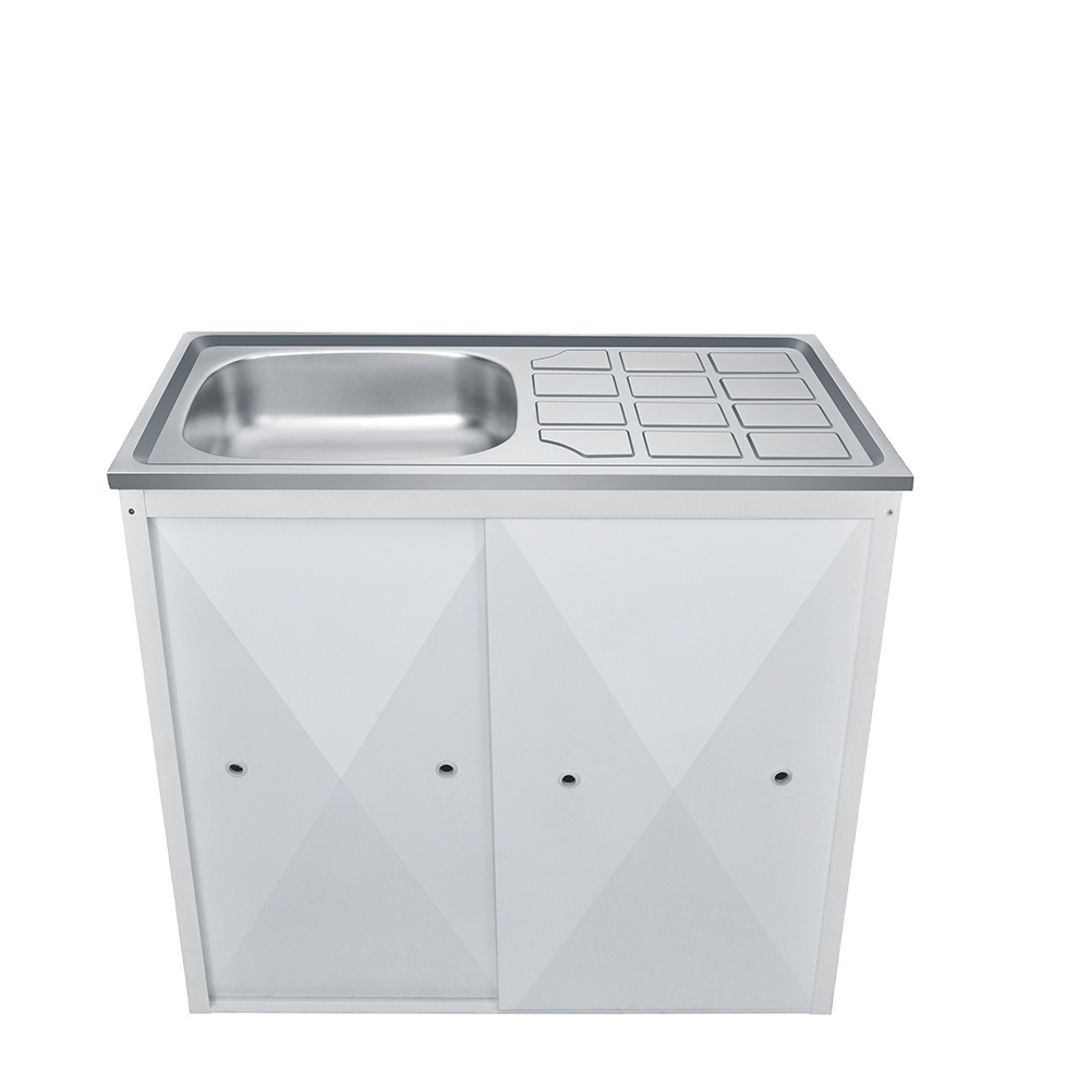 Newest Rvs Spoelbak Pvd Stainless Steel Sink  Stainless Steel Kitchen Corner Sink Cabinet In Stainless Steel 201