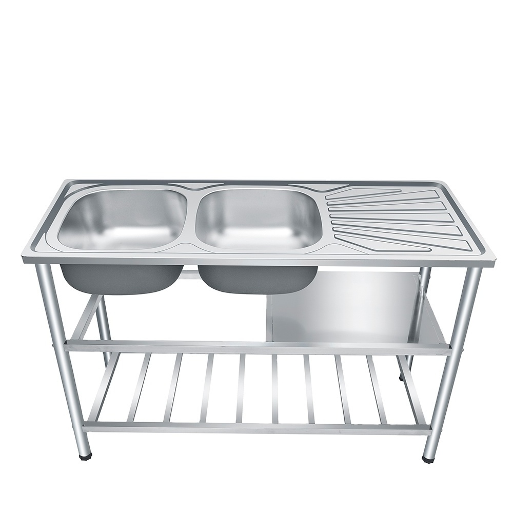 Newest Rvs Spoelbak Pvd Stainless Steel Sink  Stainless Steel Kitchen Corner Sink Cabinet In Stainless Steel 201