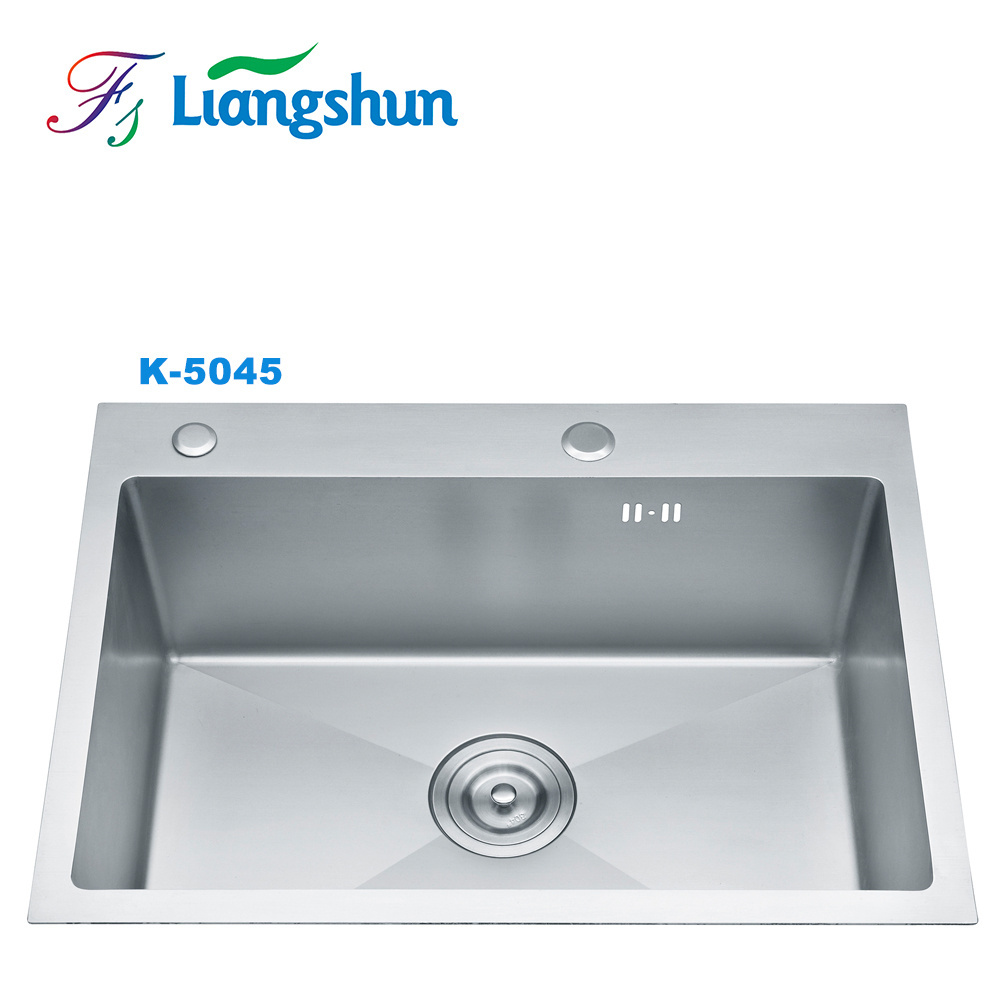 K-5045  China suppliers 16 Gauge undermount single bowl stainless steel 304 kitchen sinks