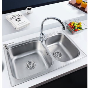 Factory Price Rectangular Double Bowl Kitchen Sink Portable Aluminum Sink