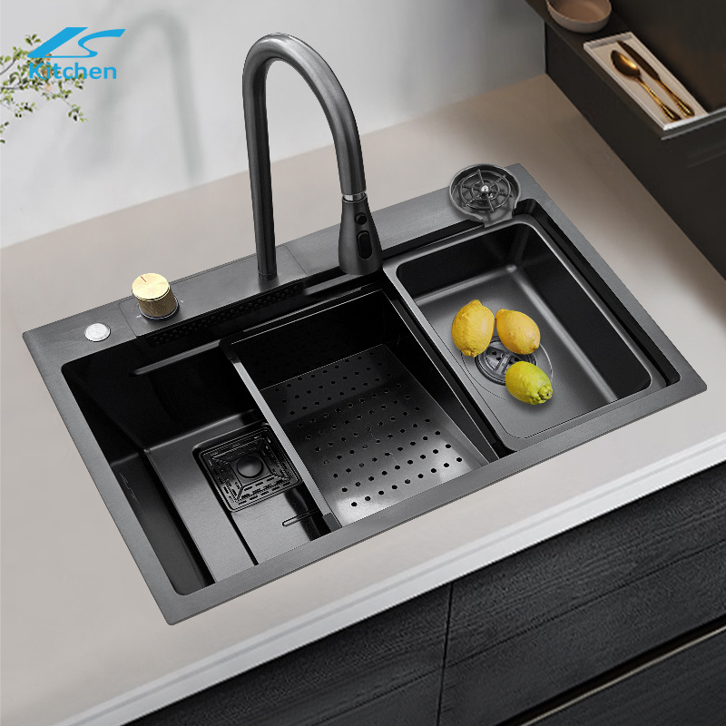 customize optional accessories function  kitchen sink multi-functional stainless steel sink