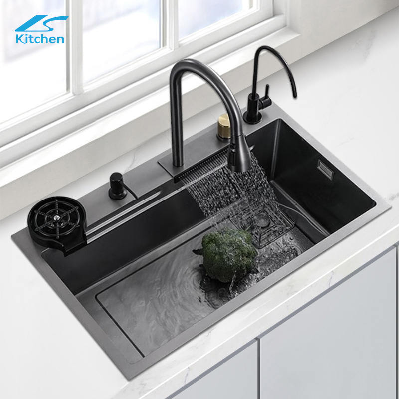 kichen stainless undermount black handmade steel gold sink farmhouse undermount double bowl kitchen sink