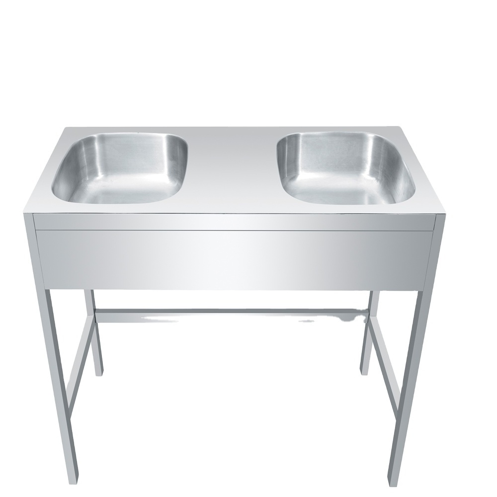 W Fregadero de cocina Free standing Industrial commercial stainless steel commercial sinks table kitchen workstation sink