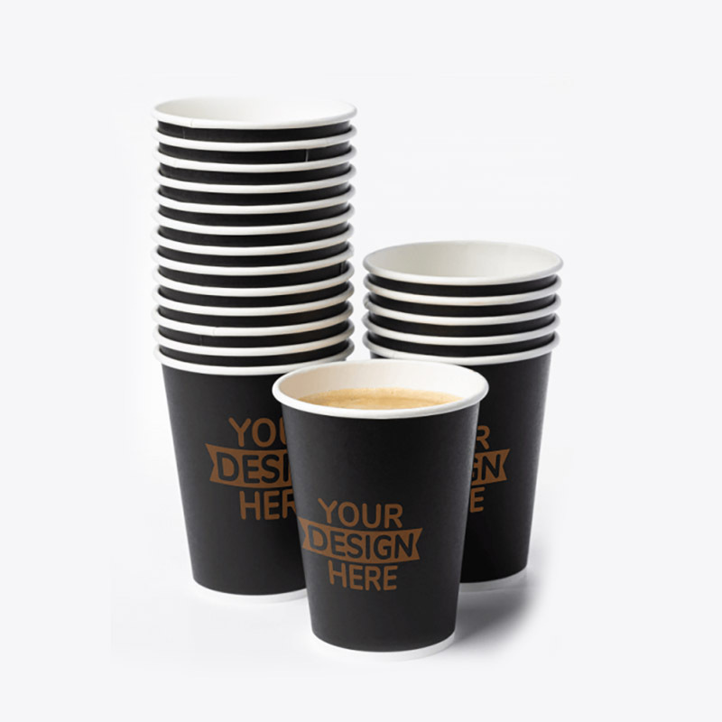 custom printed  Disposable eco-firendly take away kraft paper insulated ripple takeaway paper hot coffee cups