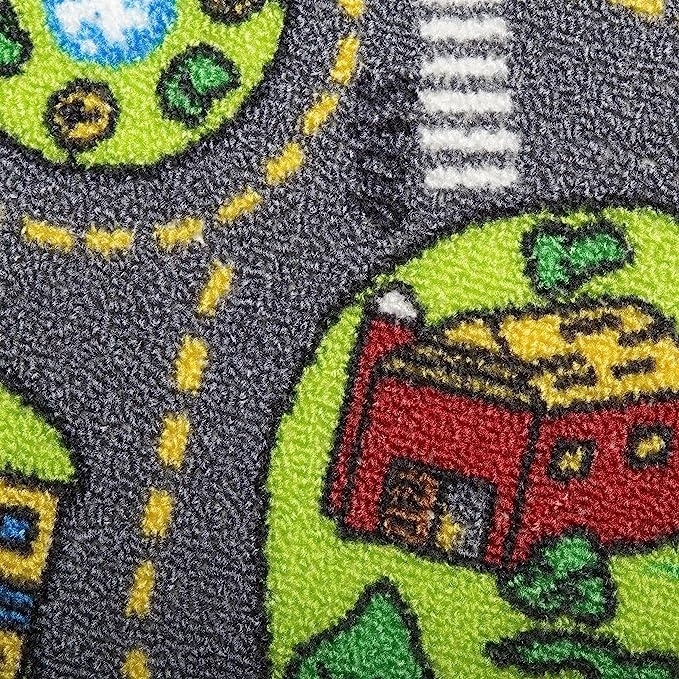 Children Educational Road Traffic System City Life Kids Rug Carpet Playmat for Kids Bedroom Playroom