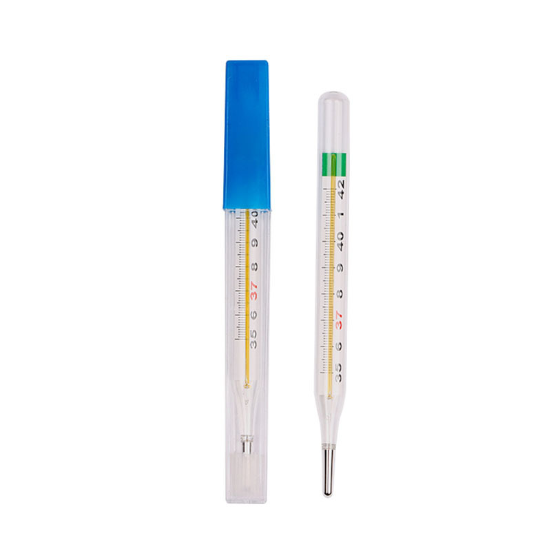 Home Clinical Glass Armpit Gallium Alloy Mercury-free Fever Temperature Thermometer Glass Thermometer