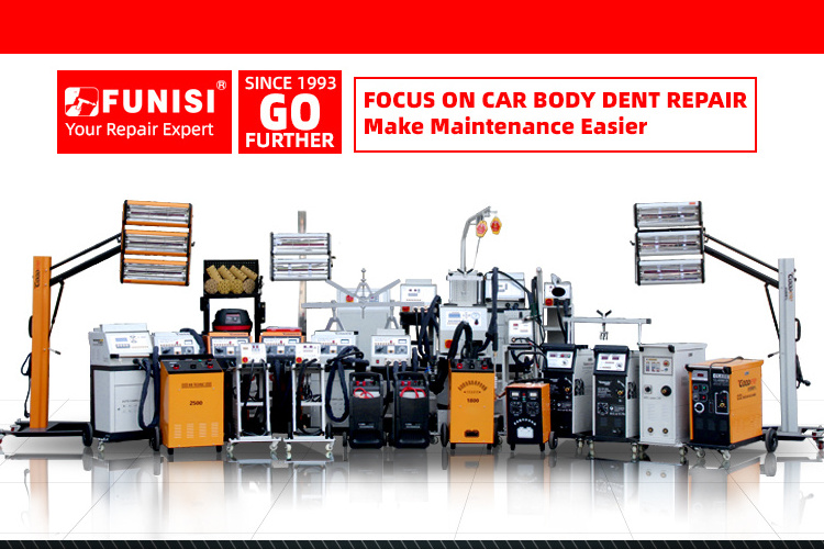 FUNISI Metal Body Repair Equipment auto Remover Car Repair Body Equipment Dent Pulling Machine For steel Car Welder Dent Puller