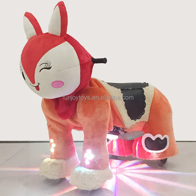 Plush Animal Ride On Toy Animals Electric Ride Animal Ride Kids Riding Toys For Shopping Mall