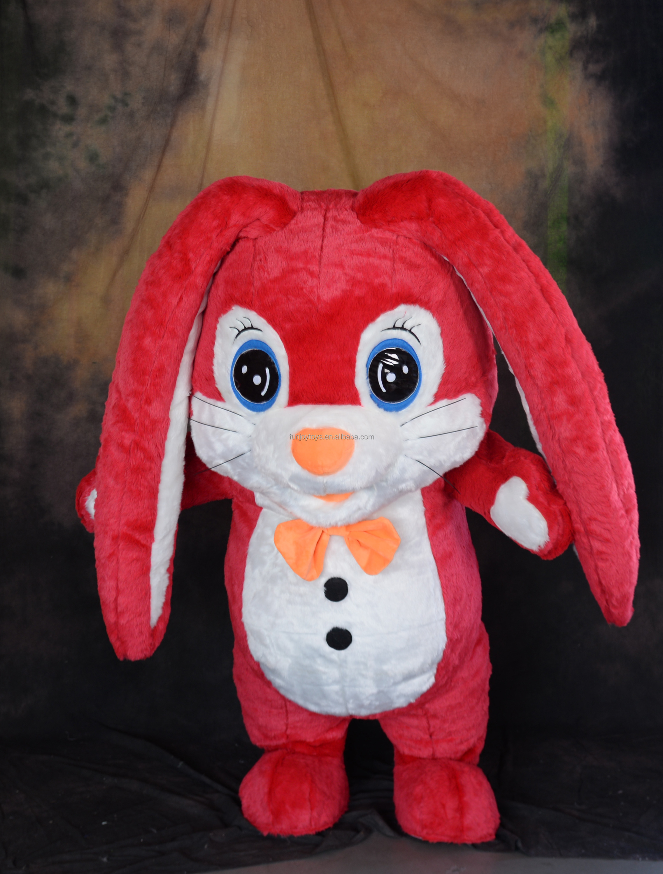 Cosplay Easter Adult Halloween Costumes Blow Up Rabbit Mascot Bunny Inflatable Costumes for outdoor