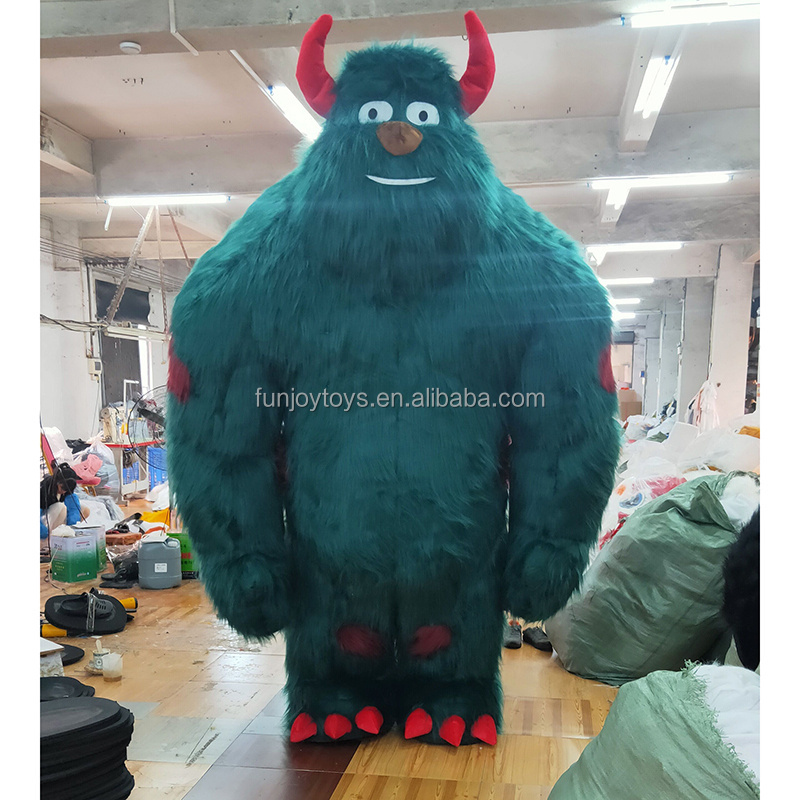 Giant Blue Monster Inflatable Mascot Costume for Adults for Halloween Party Festival Promotion Outdoor Advertising Unisex