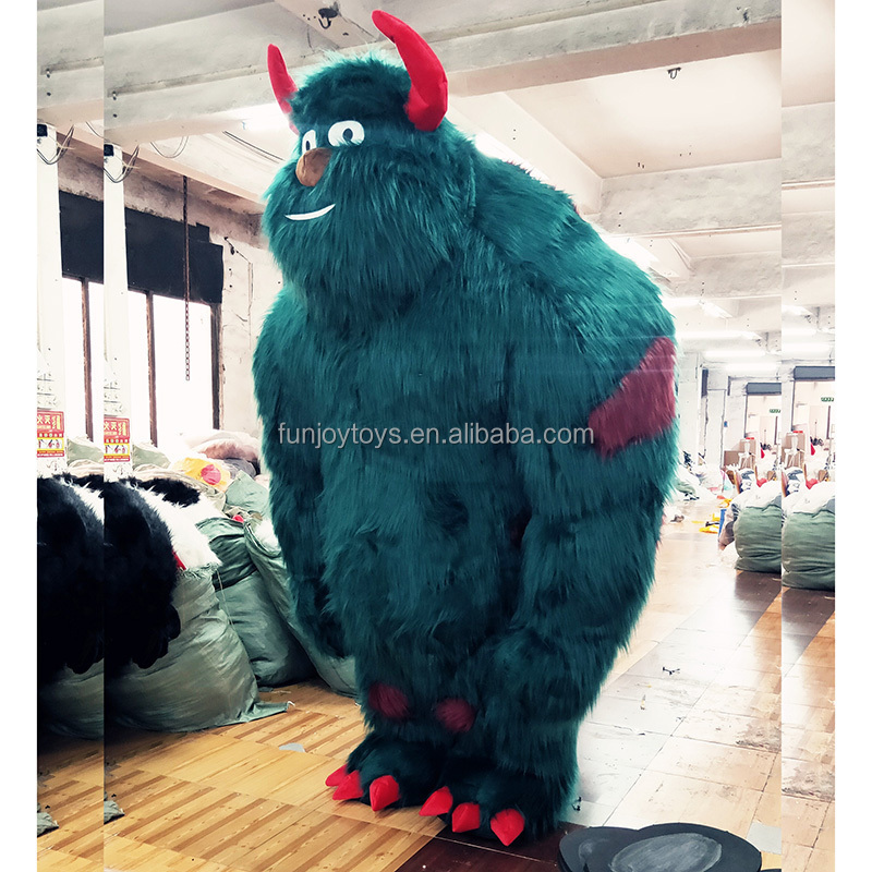 Giant Blue Monster Inflatable Mascot Costume for Adults for Halloween Party Festival Promotion Outdoor Advertising Unisex