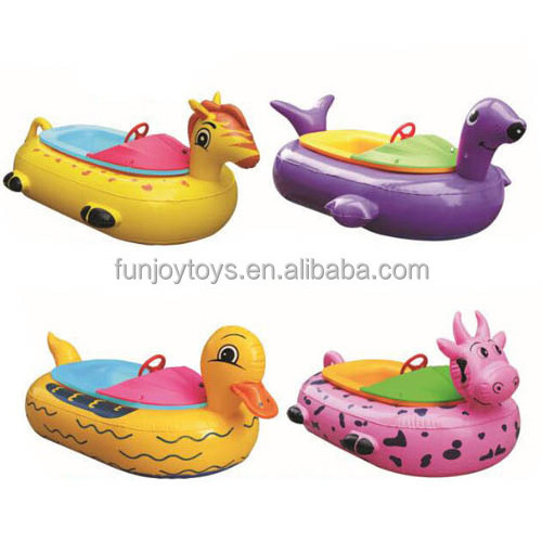 Water amusement park animal aqua bumper boat with motor different design battery powered toy boat for sale