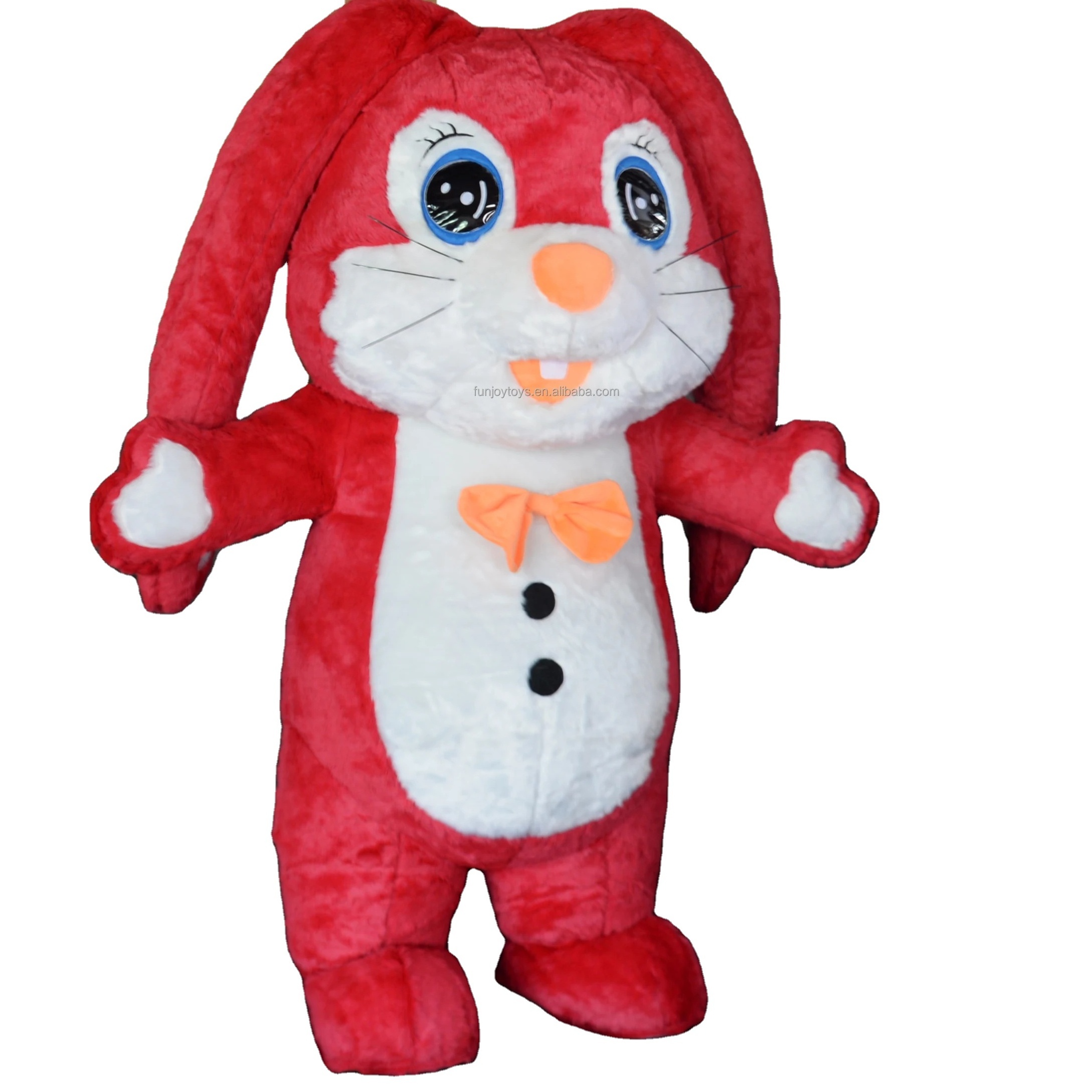 Cosplay Easter Adult Halloween Costumes Blow Up Rabbit Mascot Bunny Inflatable Costumes for outdoor