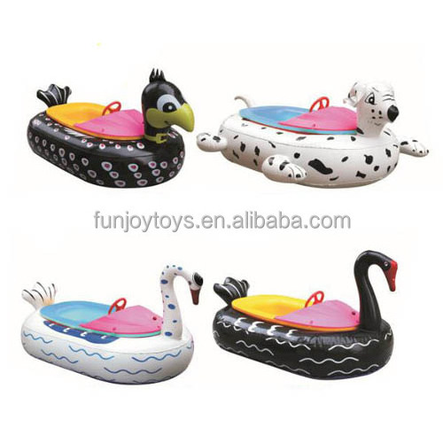 Water amusement park animal aqua bumper boat with motor different design battery powered toy boat for sale