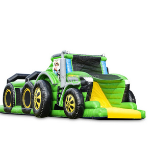 Tractor commercial customize bounce house obstacles course Giant connectable Obstacle course Games For Adults And Kids