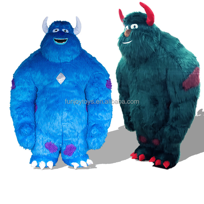 Giant Blue Monster Inflatable Mascot Costume for Adults for Halloween Party Festival Promotion Outdoor Advertising Unisex