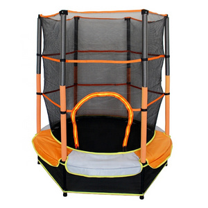 Funjump New Color Universal 55inch Mini Kids Indoor Small Trampoline With Safety Net