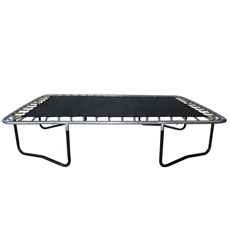 Funjump Trampolin Manufacturer Outdoor Jumping Rectangular Trampoline with Enclosure