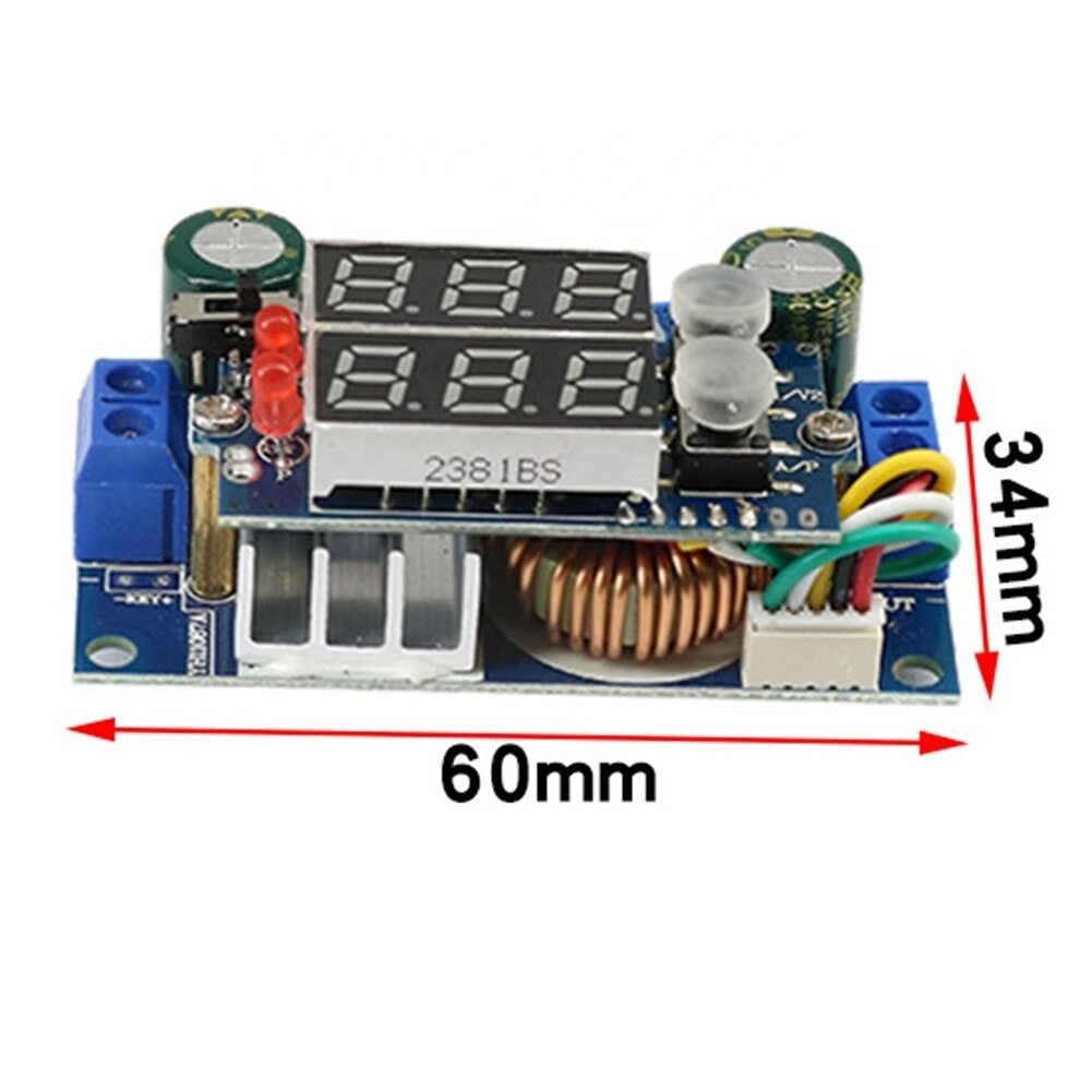 DC-DC 5A Solar Panel Controller 6-36V MPPT Digital Display Buck Module Constant Voltage and Constant Current Charging Module