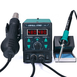 YIHUA Upgraded Version 8786D I 2 in 1 Soldering Station with Hot Air gun