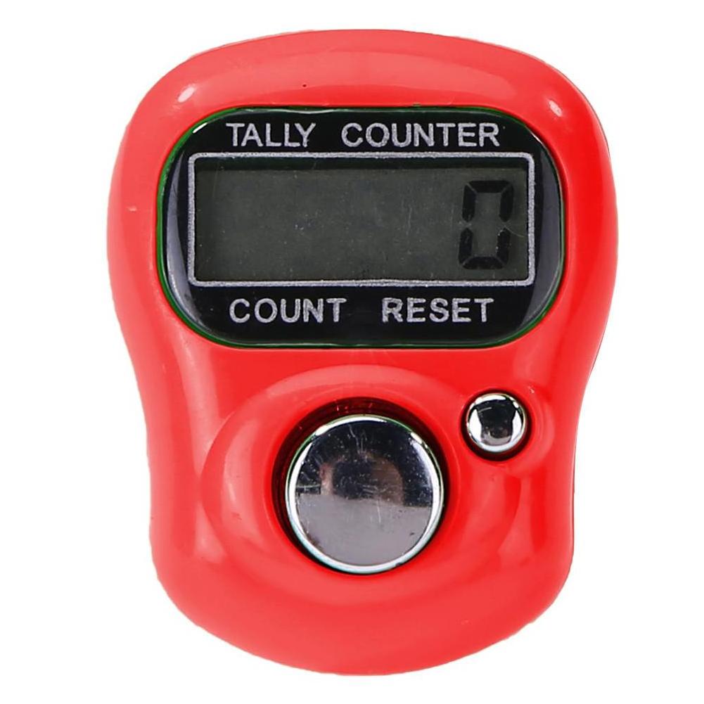 Mini Finger Counter LCD Electric Digital Display with Light Tally Counter Stitch Marker Sewing Knitting Weave