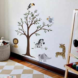 Funlife Mid Century Modern Wall Stickers Peel and Stick, Wall Art Sticker Decor for Boys Bedroom Neutral Gender Playroom