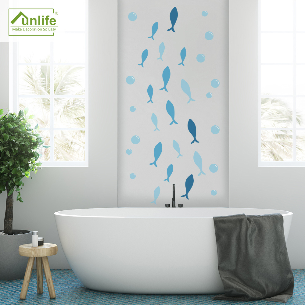 Funlife Fish Wall Decals Ocean Fish Wall Stickers Kids Wall Stickers for Kids Nursery Room Decor