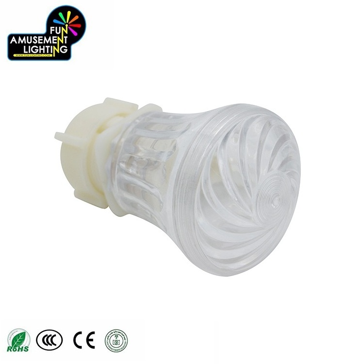 China Manufacture 45MM E10 LED Christmas Light Cabochon Plastic Decorative Light Bulb Covers