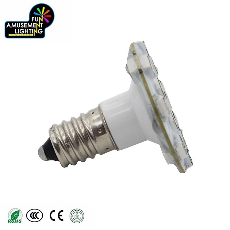 RGB E14 AC24V Light Bulb Carousel Rides Decoration Lighting Leds Bulb For Running Light