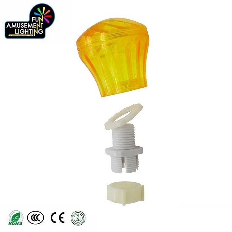 Park Amusement Waterproof Cabochon Plastic LED Light Covers