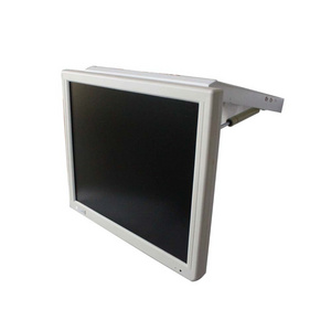 15.6inch bus flip down monitor clear Car Roof Monitor