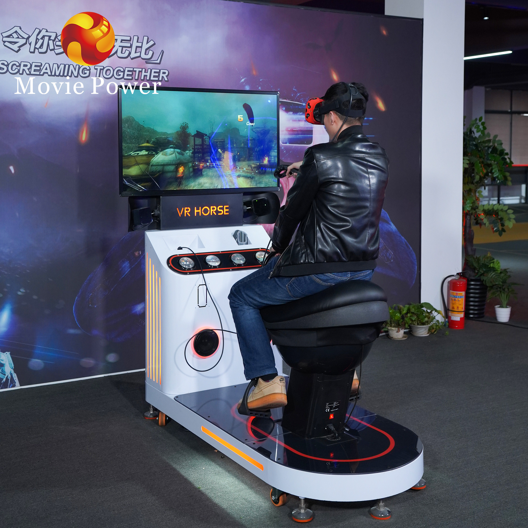 Real Experience Vr Horse Riding Simulator Vr Simulator Coin Operate 9D Cinema  Vr Game Machine