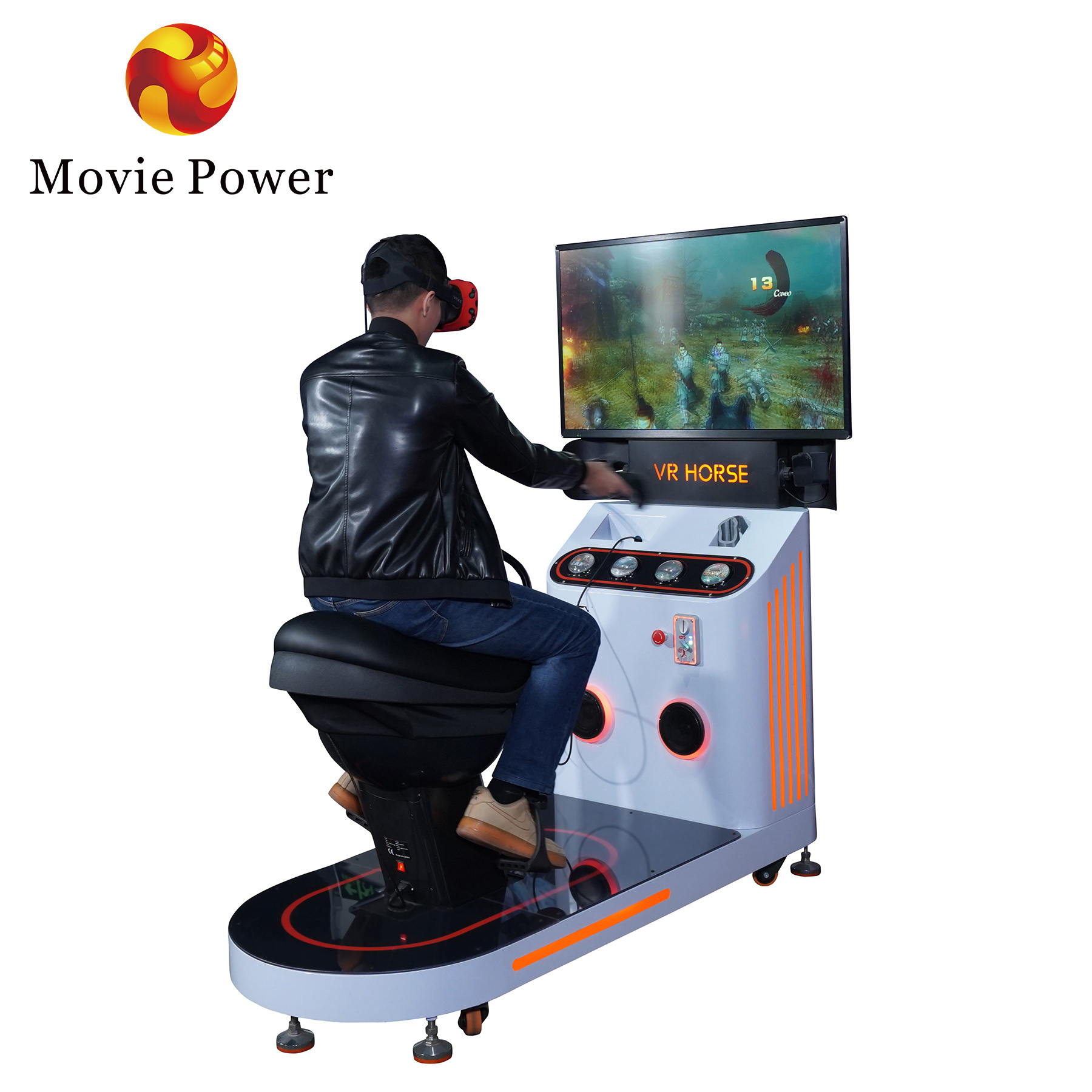 Real Experience Vr Horse Riding Simulator Vr Simulator Coin Operate 9D Cinema  Vr Game Machine