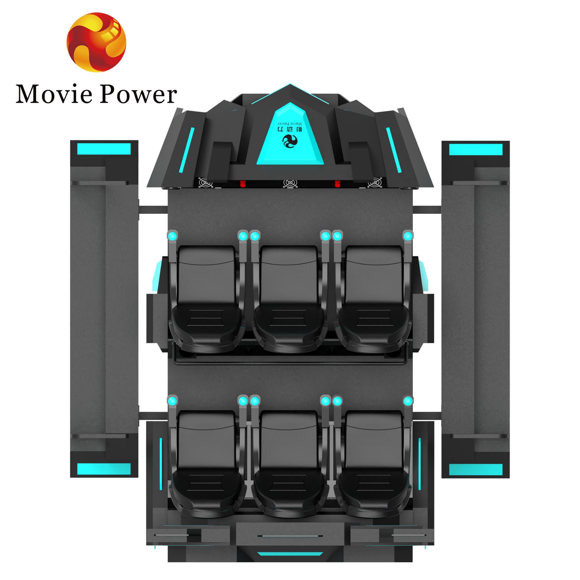 Hot Selling 9D VR Cinema Simulator Arcade Roller Coaster Game Dynamic Chair VR Gaming Equipment