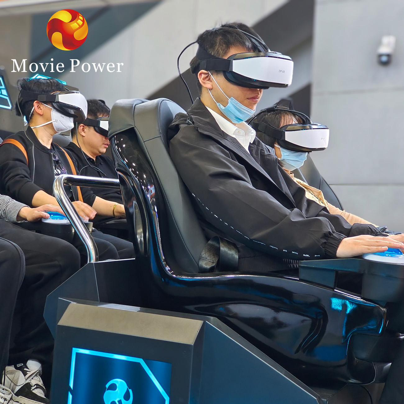 Hot Selling 9D VR Cinema Simulator Arcade Roller Coaster Game Dynamic Chair VR Gaming Equipment