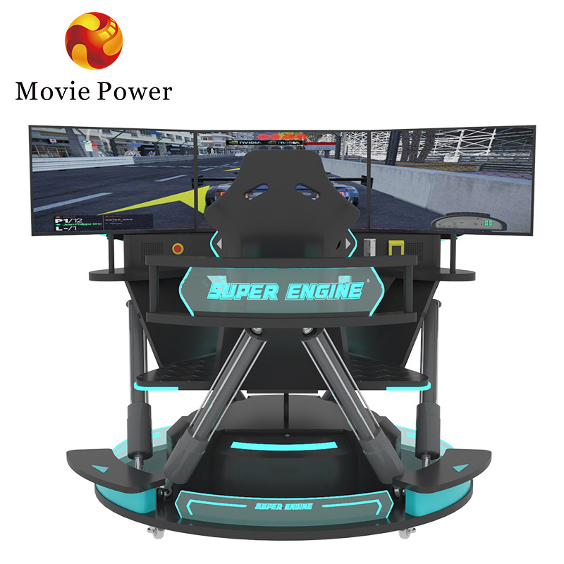 New Arrival Low Price 3D Car Driving Simulator Arcade Game Machine 6Dof Motion Car simulator