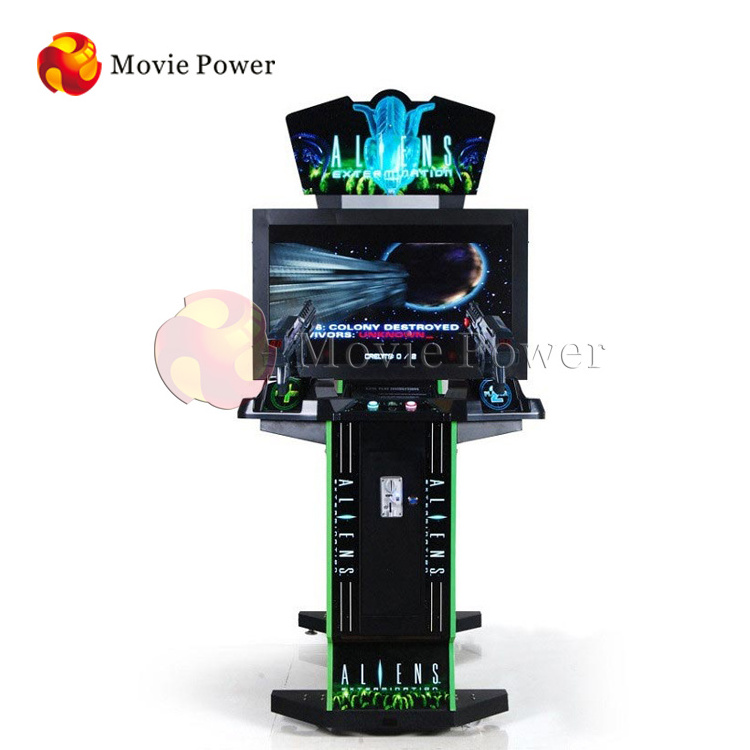 Commercial Electronic Arcade Simulator Alines Shooting Game Machine For Sale