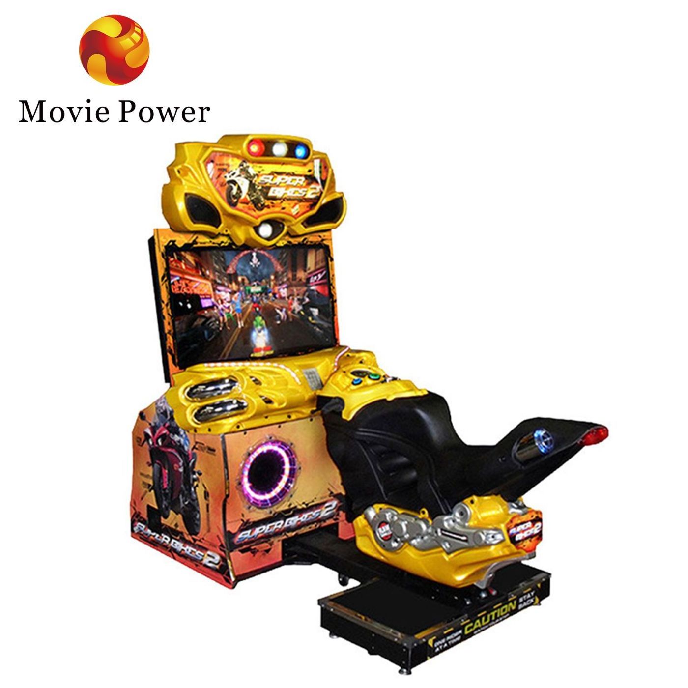 Children Indoor Rides Coin Operated Super Motorcycle Racing Games Machines Car Racing Arcade Game