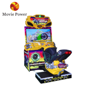 Children Indoor Rides Coin Operated Super Motorcycle Racing Games Machines Car Racing Arcade Game