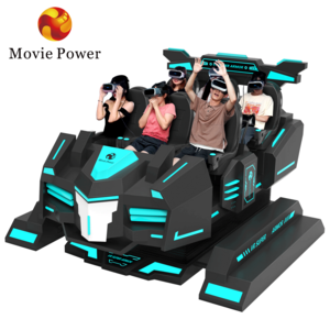 Hot Selling 9D VR Cinema Simulator Arcade Roller Coaster Game Dynamic Chair VR Gaming Equipment