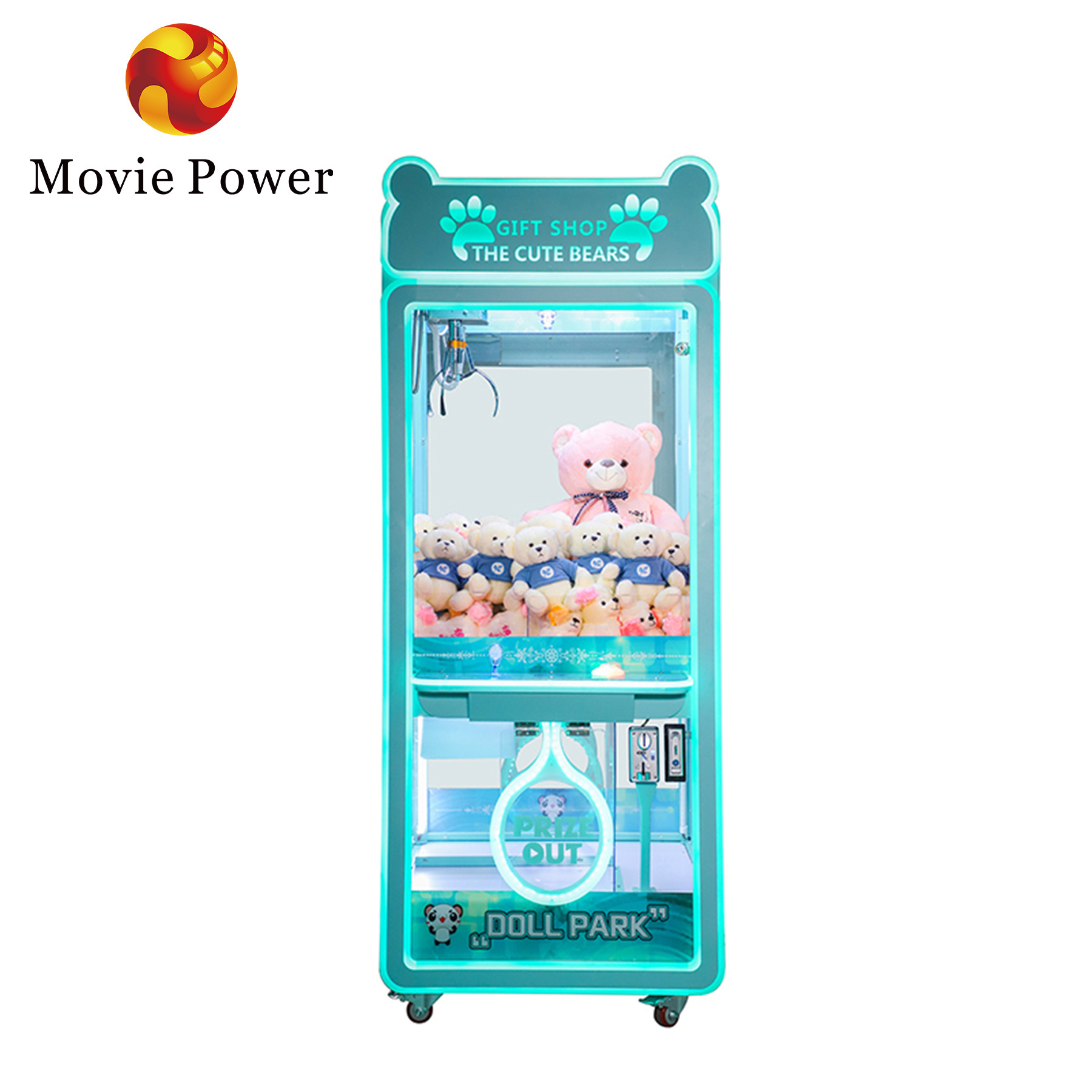 Cheap Arcade Prize Stacker Vending Game Plush Toy Doll Grabber Mini Claw Crane Machine